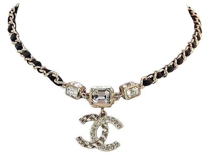 Collana Chanel D'oro Metallo