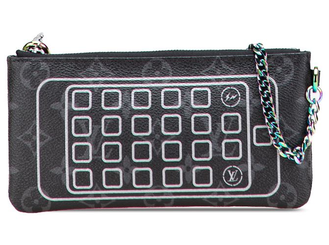 Coque iPhone Louis Vuitton Monogram Éclipse Noir Flash Fragment
