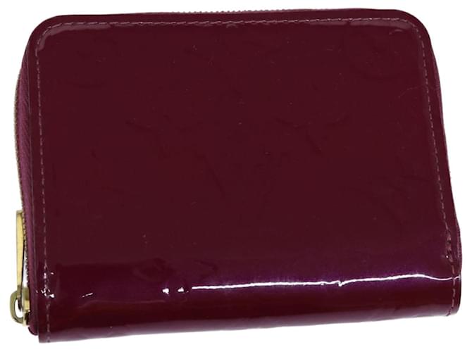LOUIS VUITTON Monogram Vernis Zippy Coin Purse Wallet Purple M91534 Auth am6485V Patent leather  ref.2373809