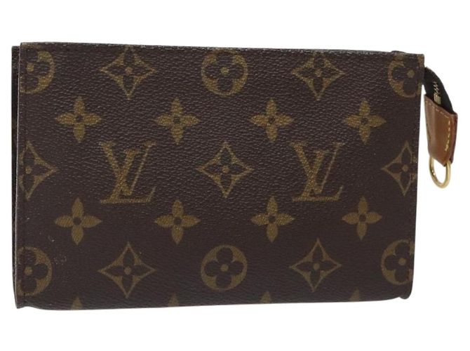 LOUIS VUITTON Monogram Bucket PM Accessory Pouch LV Auth 131680