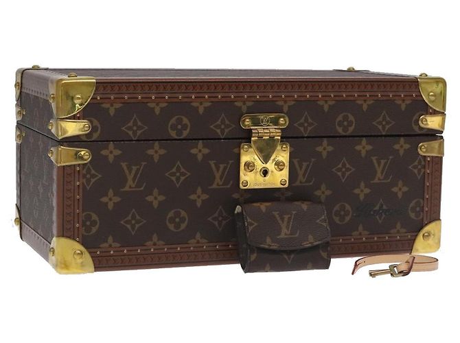 LOUIS VUITTON Monogram Accessories Jewelry Box M20209 LV Auth 97056SAV