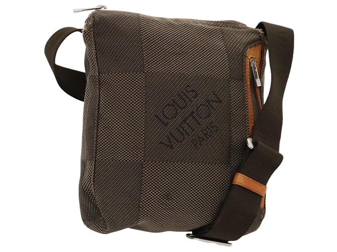 LOUIS VUITTON Bolso de Hombro Damier Geant Sitadan PM Tail M93043 LV Auth bs24195
