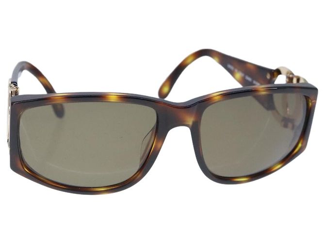 Gafas de sol CHANEL de plástico marrón CC Auth ki5159V Castaño