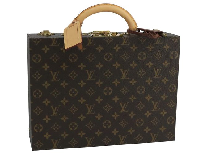 LOUIS VUITTON Monogram Boite Bijou Trunk M47120 LV Auth 101793SV Monograma