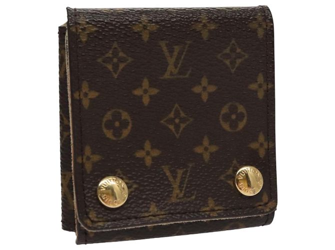 LOUIS VUITTON Monogram Schmuckkästchen Schmuckbox LV Auth 111824V Monogramm