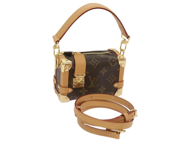 LOUIS VUITTON Bolso de Mano Monogram Pico Side Trunk M83018 LV Auth ar11397SM Monograma
