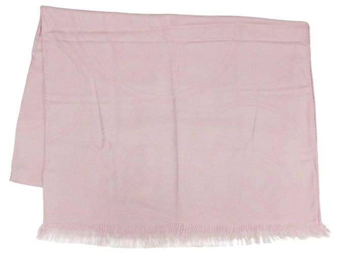 Hermès Hermes New Libris Cashmere and Silk Stole Pink