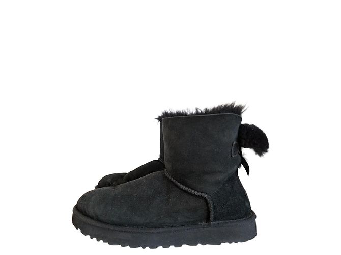 Ugg Mini Bailey Bow II Boot Schwarz 