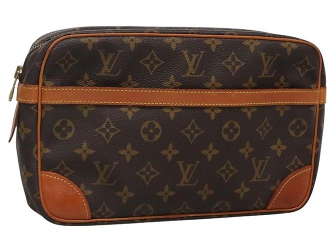 LOUIS VUITTON Clutch Compiegne 28 M51845 LV Auth 131951 Monogramm
