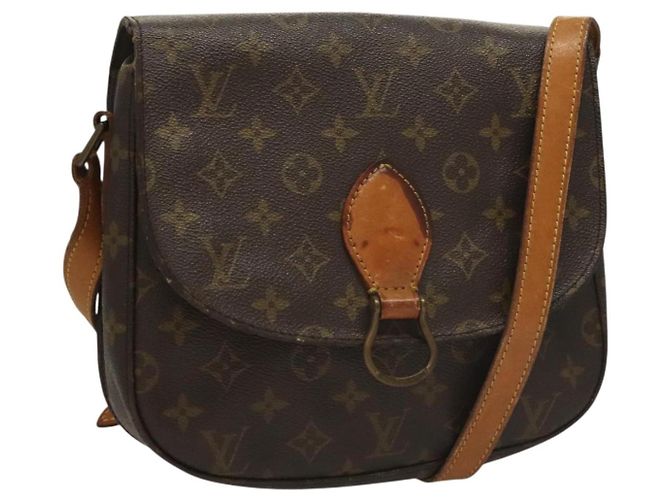 LOUIS VUITTON Bolsa de Ombro Monogram Saint Cloud GM M51242 LV Auth 131075 Monograma