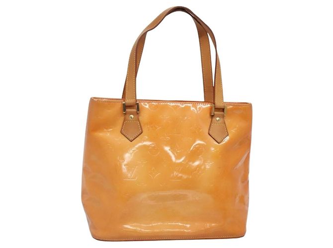 LOUIS VUITTON Borsa Houston Monogram Vernis Rosa Marshmallow M91302 LV Auth BA3921
