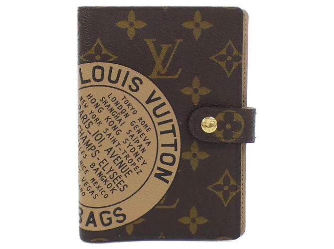 Louis Vuitton Monogram Agenda PM R21039 Organizer Brown