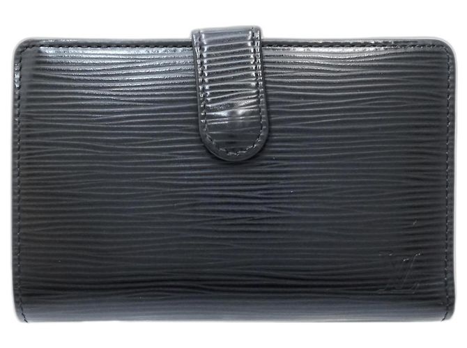 Louis Vuitton Epi Bifold Wallet Black