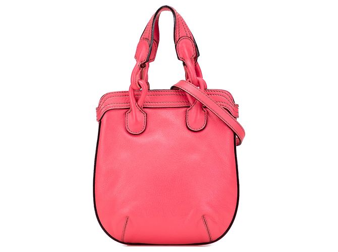 Bolsa Fiesta de couro rosa LOEWE
