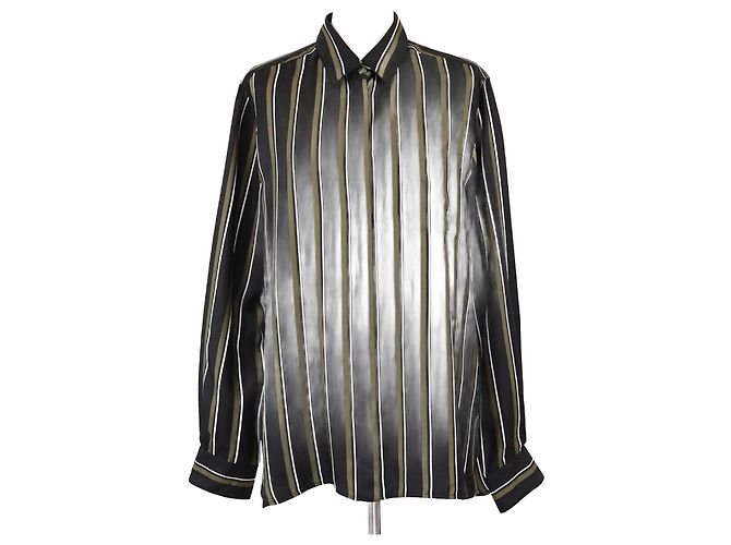 Camicia a maniche lunghe a righe tricolori Nardo di Max Mara