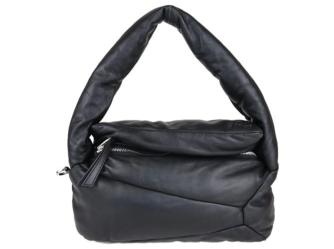 Puzzle Loewe Borsa hobo puffer nera Nero