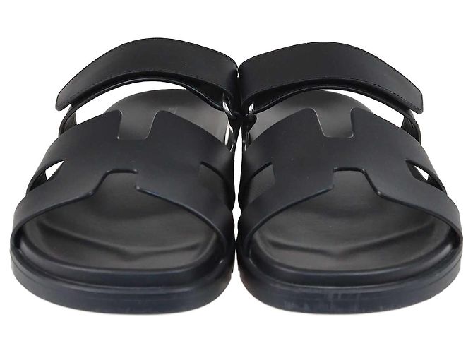 Sandalias Chypre Negras Hermès Negro