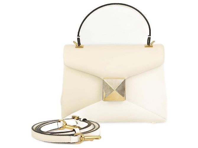 Valentino Ivory Mini One Stud Handtasche