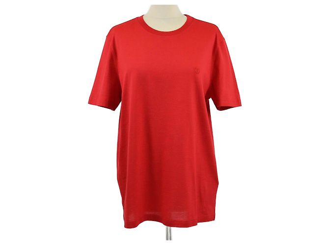 T-shirt classico a maniche corte Louis Vuitton Rosso Vivo