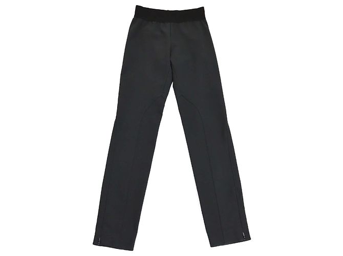 Stella Mc Cartney Dunkelgraue Hose mit elastischem Bund von Stella McCartney Anthrazitgrau