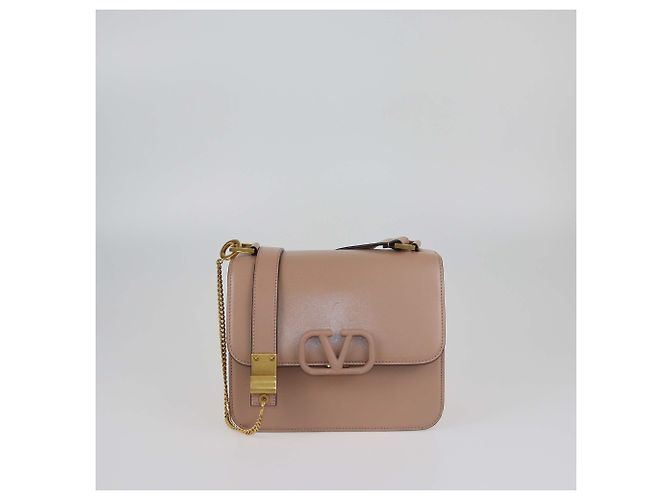 Borsa a Spalla Valentino Beige Media VSling