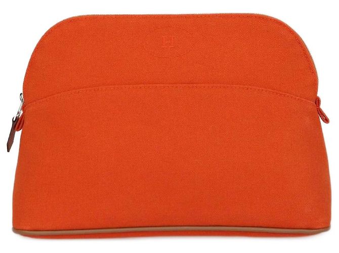 Custodia Bolide Media in Tela Arancione Hermès