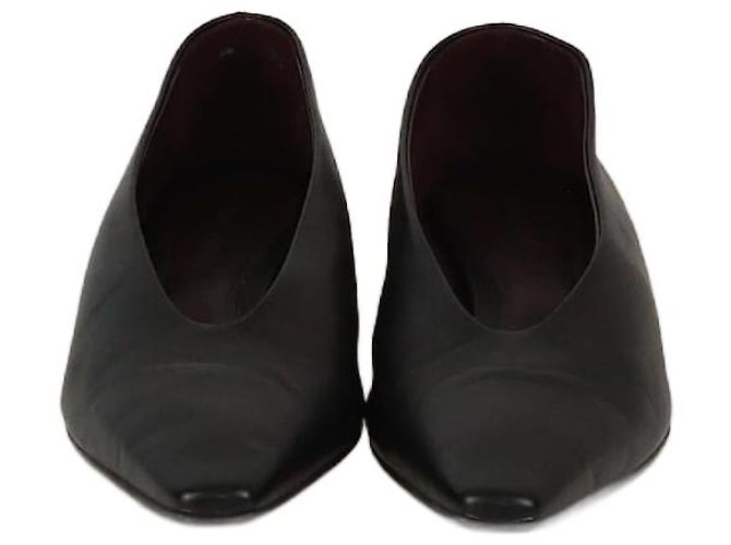 Bailarinas negras de punta afilada Bottega Veneta Negro