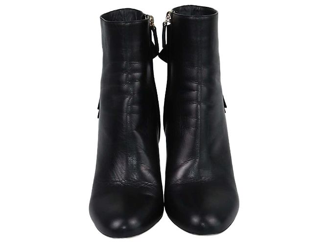 Schwarze Schleifen-Stiefeletten von Valentino