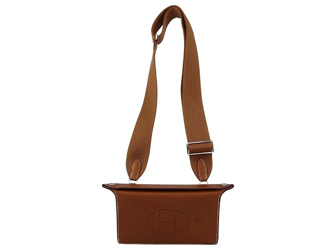Bolsa Videpoches em Barenia dourado da Hermès