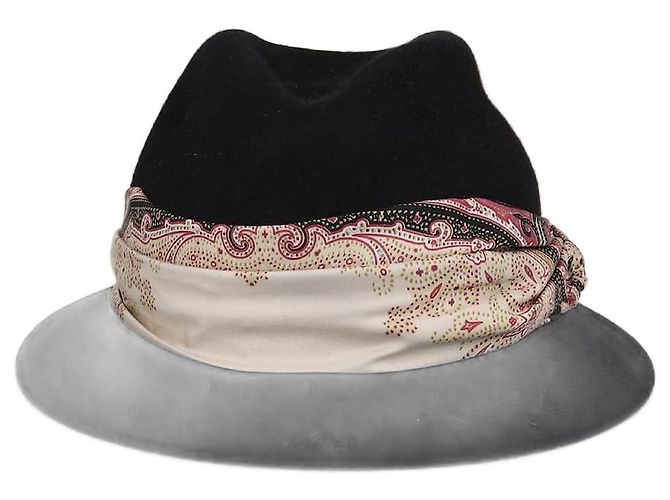 Cappello Fedora Nero Etro 
