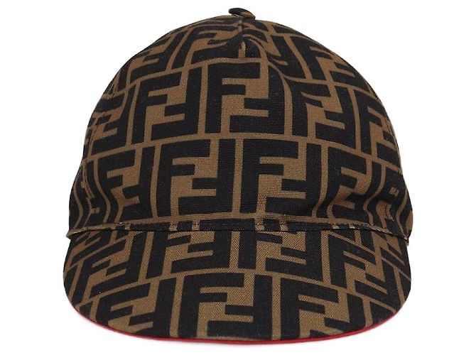 Fendi Tobacco FF Baseball Cap