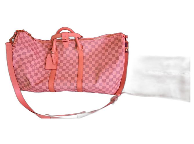 Nova bolsa de viagem LOUIS VUITTON KEEPALL 55 Fora de branco