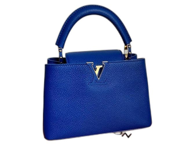 Borsa Capucines BB Louis Vuitton Blu