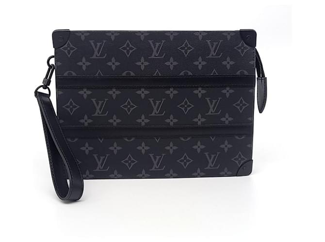 Louis Vuitton Eclipse Trunk Pouch (10218079) Black  ref.2381147
