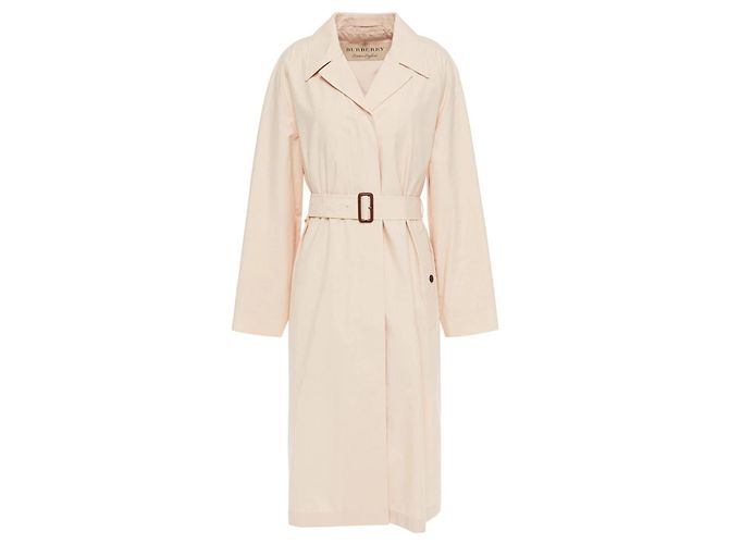 Gabardina Burberry beige de algodón