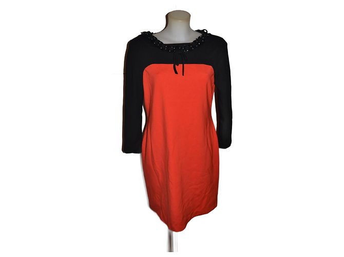 Kleid Moschino Cheap And Chic Schwarz Rot