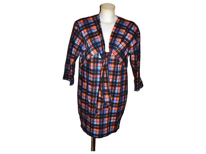 Paul Smith Baumwollkleid Mehrfarbig Größe 40 Mehrfarben