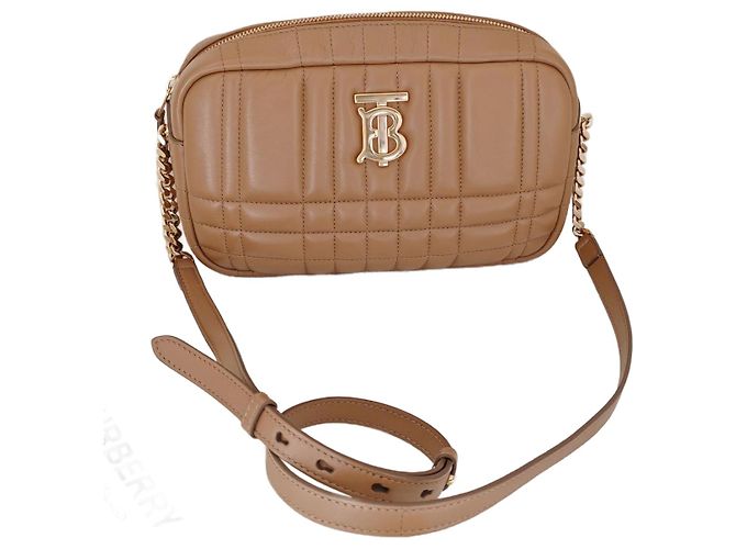 Bolsa Lola Burberry camel de couro Camelo
