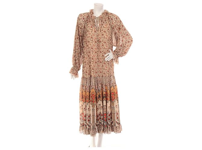 Vestido Maxi Free People de Viscosa Multicolor