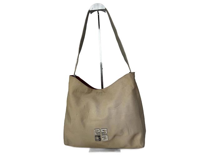 Sac en coton Givenchy 4G vintage beige