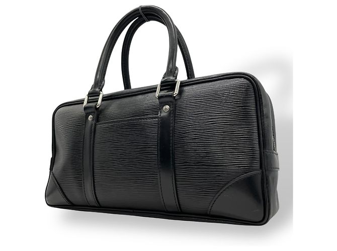 Borsa a mano lunga Vivienne Epi di Louis Vuitton Nero