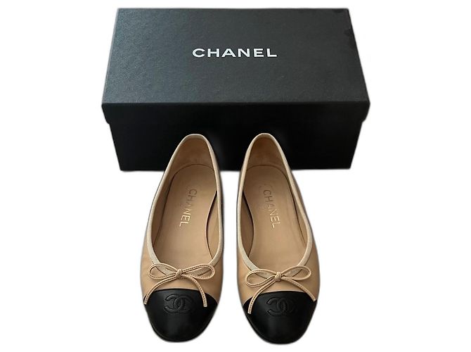 Cambon Chanel Ballerine Beige