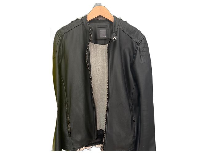 Autre Marque Lot78 Leather Jacket Black