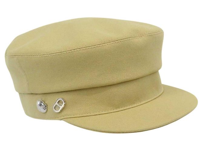 Gorra de algodón Giulietta de Hermès Castaño Beige