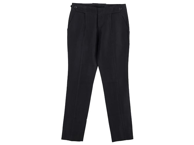 Gucci Gerade-Hosen aus schwarzem Polyester