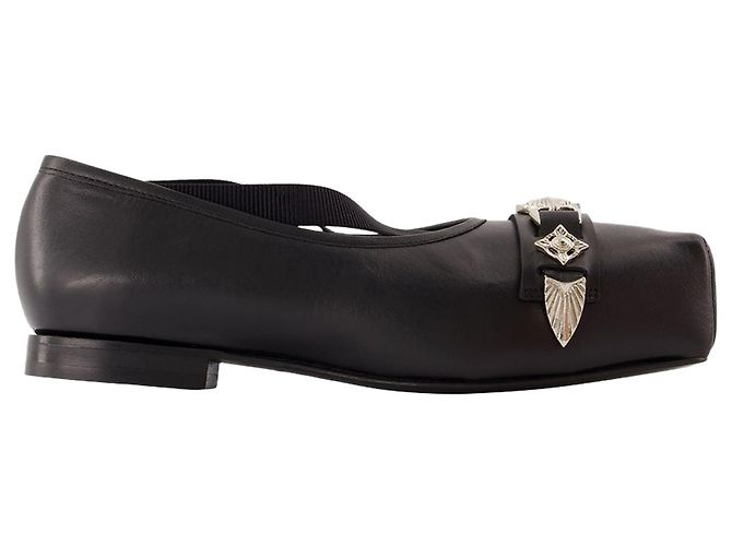 Aj1343 Ballerine - Toga Pulla - Pelle - Nero