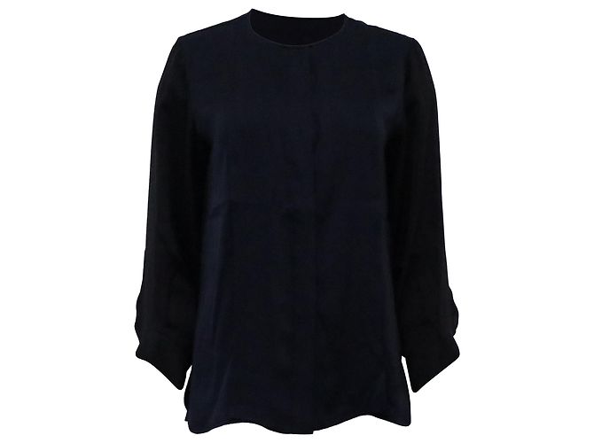 Stella Mc Cartney Blusa Stella McCartney in seta blu navy