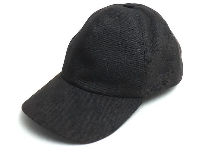 Casquette en coton polyester Monogram Louis Vuitton Noir