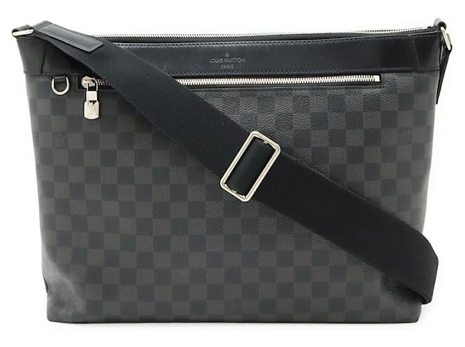 Louis Vuitton Mick MM Damier Graphite Shoulder Bag Black Cloth  ref.2395171