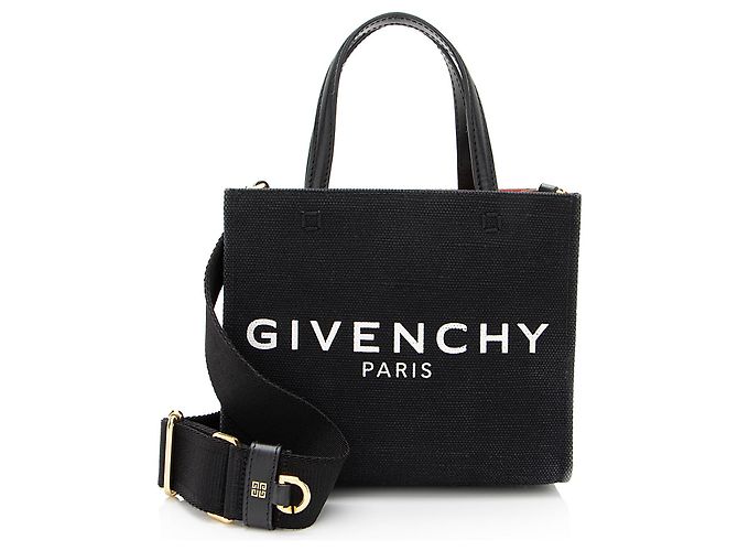 Givenchy Canvas Mini G Shopper Tote Schwarz 